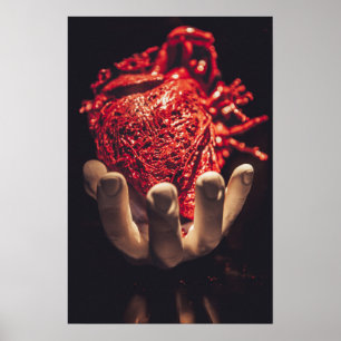 Coeur en main Print, Poster Paper (Matte)frame opt