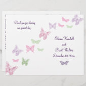 Coeur est un programme de mariage effervescence (Devant / Derrière)