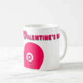 Coeur et échelle Saint Valentin Mug (Devant droit)
