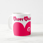 Coeur et échelle Saint Valentin Mug (Devant gauche)