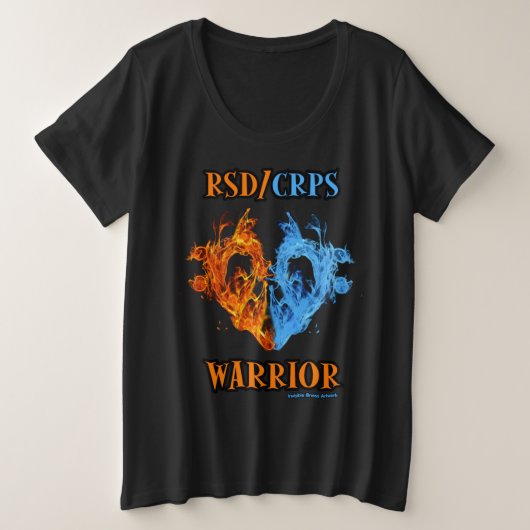 Coeur/Flammes...RSD/CRPS (Design devant)