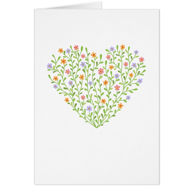 Coeur fleuri (Devant)