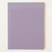 Cœur floral rose violet blanc (Dos)