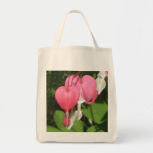 Coeur floral saignant - Sac fourre-tout d'épicerie