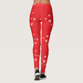 coeur flottant sur les leggings rouges (Dos)