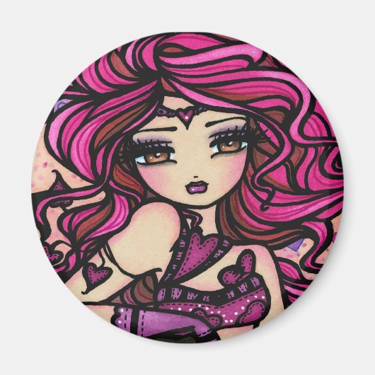 "Coeur fragile" Aimant Fairy (Devant)