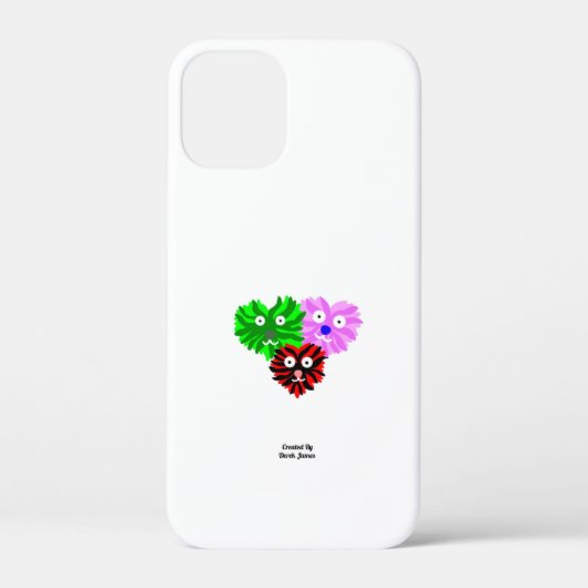 Coeur Fuzzies Apple iPhone 12 Mini Coque (Verso)