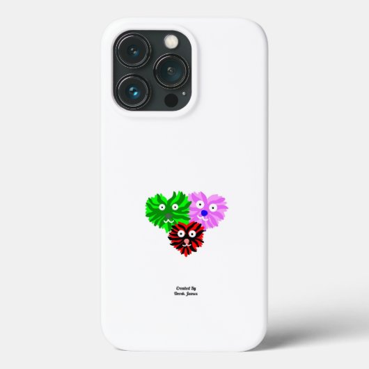 Coeur Fuzzies Apple iPhone 13 Pro Coque (Verso)