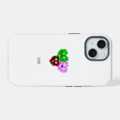 Coeur Fuzzies Apple iPhone 15 Coque (Verso Horizontal)