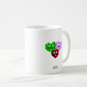 Coeur Fuzzies Café Mug (Devant droit)