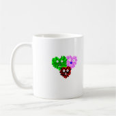Coeur Fuzzies Café Mug (Gauche)