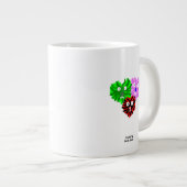 Coeur Fuzzies Jumbo Mug (Devant droit)