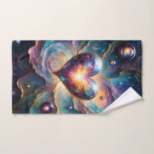 Cœur galactique de l'univers (Serviette à main)