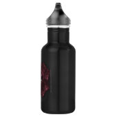 Coeur gothique pourpre 001 Bouteille d'eau (Droite)