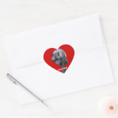 Cœur GRAY WOLF Wildlife Heart Sticker Collection (Enveloppe)