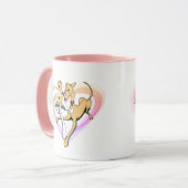 Coeur Greyhound Art Mug (Devant gauche)