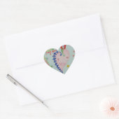 Cœur Happy Heart valentine sticker (Enveloppe)