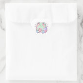 Cœur Heart Eyes Frog Sticker Cute Minimal Frog Love Kaw (Sac)