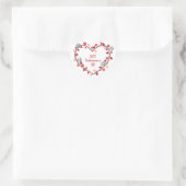 Cœur Heureuse Sainte-Valentin Hearts Wreath | Sticker (Sac)