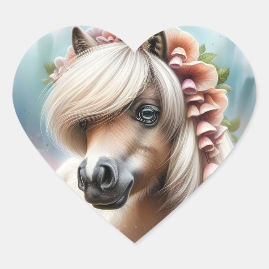 CŒUR HORSIE STICKER (Devant)