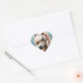 CŒUR HORSIE STICKER (Enveloppe)