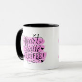 Coeur Hustle café Mug (Devant gauche)