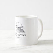 Coeur I ma machine à écrire, tasse (Devant droit)