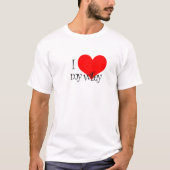 Coeur I mon T-shirt de Wifey (Devant)
