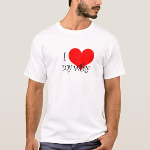 Coeur I mon T-shirt de Wifey