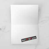 coeur i pour détester la carte aimée- de couples (Intérieur)