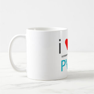 Coeur I quelqu'un avec la tasse de café de PVNH