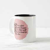 Coeur inspiré et trésor Citation Mug (Devant gauche)