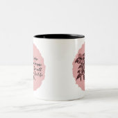 Coeur inspiré et trésor Citation Mug (Centre)