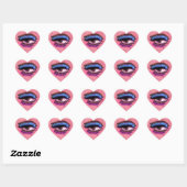 CŒUR J'AI COEUR STICKER (Feuille)