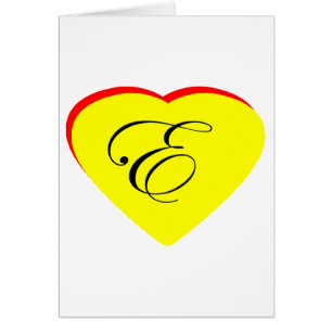 Coeur Jaune Rouge E Faire-part de mariage Le MUSÉE