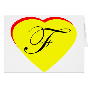 Coeur Jaune Rouge F Faire-part de mariage Le MUSÉE