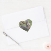 Cœur Je suis Nuts à propos de vous Sticker (Enveloppe)