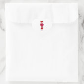 Cœur Je T'Aime Sticker Coeur (Sac)