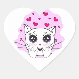 Cœur Je t'aime ! sticker pour la Saint Valentin.