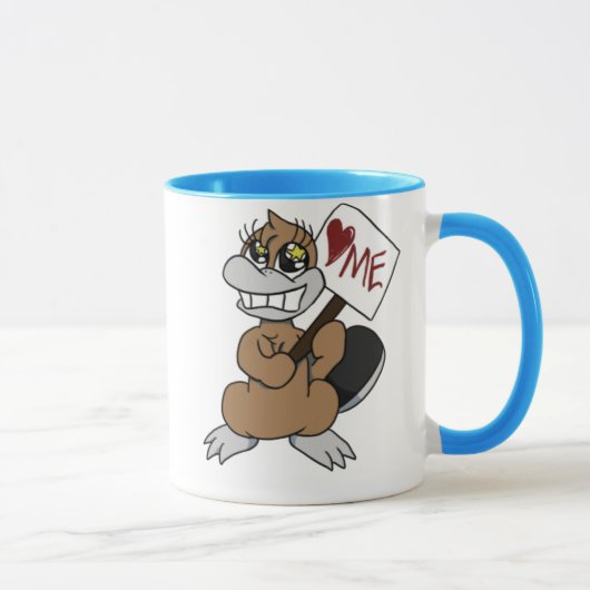 Coeur-je Tasse de Platypi (Droite)