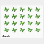 Cœur Joli Sticker Papillon Divin (Feuille)