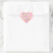 Cœur Joyeux Sticker pour la fête des mères (Sac)