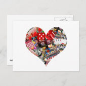 Coeur - Las Vegas Jouer Forme de carte (Devant / Derrière)