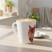 Coeur latte Mug