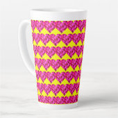 Coeur latte Mug (Angle gauche)