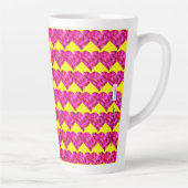 Coeur latte Mug (Droite)