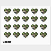 Cœur Le long du Sticker Forest Path (Feuille)
