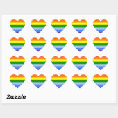 CŒUR LGBT STICKER (Feuille)