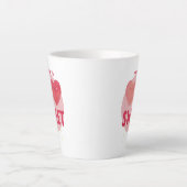 Coeur Lollipop Sweet Love Latte Mug (Devant)