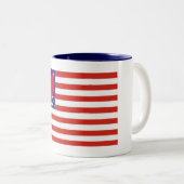 Coeur Love USA Mug (Devant droit)